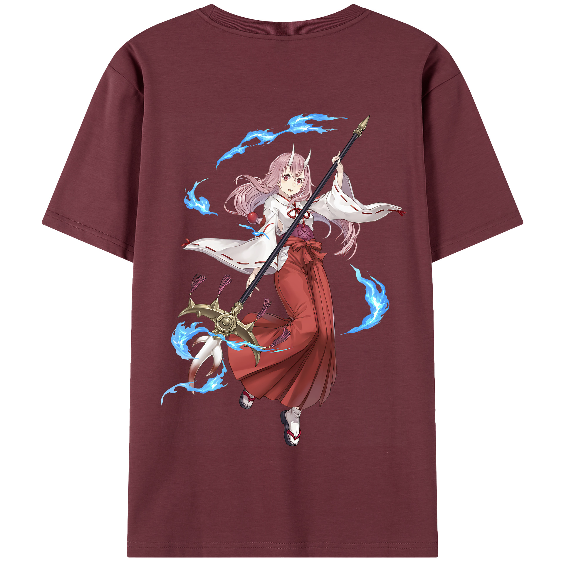 （画像用） 転スラ Regarding Reincarnated to Slime 綿100％半袖Tシャツ（背面プリント）